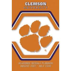  Clemson Tigers 2007 08 5 x 8 Academic Weekly Assignment 