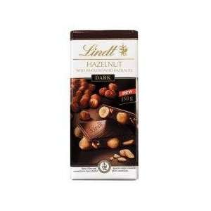 Lindt Dark Hazelnut Chocolate 150g   Pack of 6  Grocery 