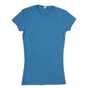  Junior Size XS Turquoise Color Crew Neck T Shirt For Girls 