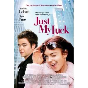  JUST MY LUCK 27X40 ORIGINAL D/S MOVIE POSTER Everything 