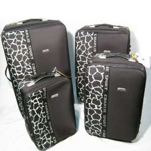  Travel Luggage Set 4 PC Expandable Bag Suitcase Rolling Lightweight 