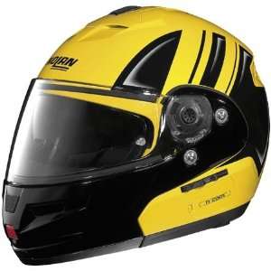  Nolan N103 N Com Motorrad Modular Helmet Small  Yellow 