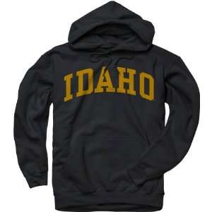  Idaho Vandals Black Arch Hooded Sweatshirt Sports 
