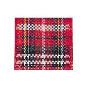  Offray Fashion Plaids Ribbon, 3/8 Wide, 100 Yards, Red 