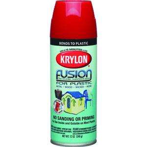 Red pepper Gloss Krylon Fusion For Plastic Spray Paint no. 2328  