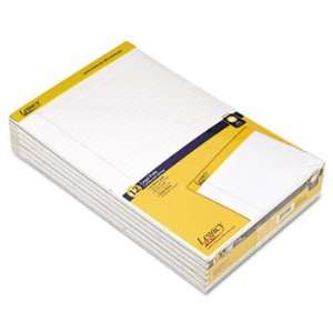 Legacy 21205   Legal Ruled Perforated Pad, Legal, White, 50 Sheet, 12 