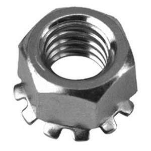  #10 24 Zinc Finish Grade Keps Lock Nut With External Tooth 