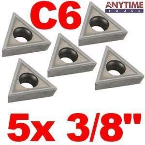  Anytime Tools 3/8 C6 Carbide Insert for Indexable Lathe 