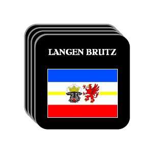   (Western Pomerania)   LANGEN BRUTZ Set of 4 Mini Mousepad Coasters