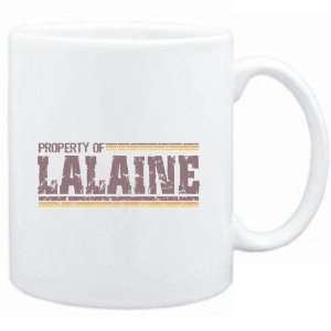  Mug White  Property of Lalaine   Vintage  Female Names 