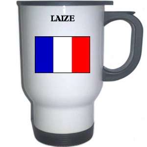  France   LAIZE White Stainless Steel Mug Everything 