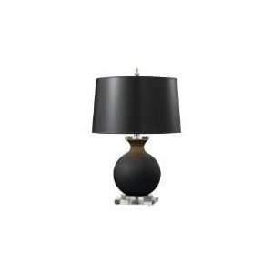 Murray Feiss 9734BKCD, Lainey Small 3 Way Ceramic Table Lamp, 1 Light 