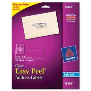  New Avery 18662   Easy Peel Mailing Labels for Inkjet 