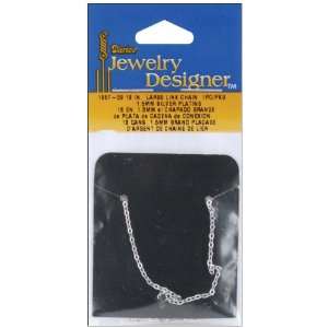  Jewelry Designer Slimpack Silver Metal Chain 18 Large 