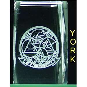  York Rite Knights Templar Crystal Masonic Freemason 