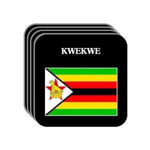  Zimbabwe   KWEKWE Set of 4 Mini Mousepad Coasters 