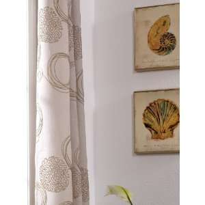  Moderna Natural Crewel Embroidered Swatch