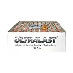  Ultralast Aa Alkaline Battery Bulk   100 Pack