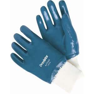 Blue Fully Coated Nitrile Gloves (Dozen)