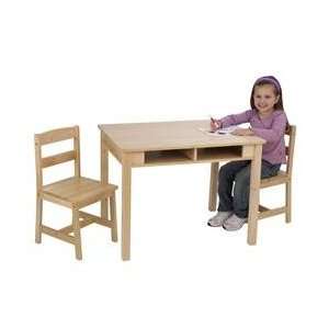  KidKraft Rectangle Storage Table and 2 Chairs Baby