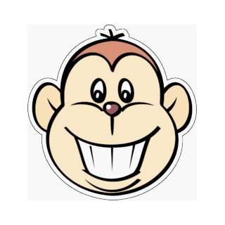 Happy Monkey Car Magnet