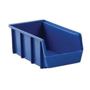  Plastic Stacking Bin 4 1/8x7 1/2x3 Blue