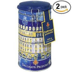 Dallmayr Gourmet Coffee, Munich, 17.6 Ounce Specialty Gift Tins (Pack 