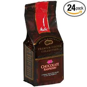   Chocolate Raspberry Ground Coffee, 1.75 Ounce Brick (Pack of 24