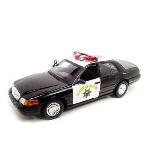    Ford Crown Victoria Chp Police Car 118 Diecast Toys & Games