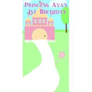  Photo Prop banner, Castle princess theme