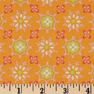  44 Wide Riley Dots Orange Fabric By The Yard Arts 