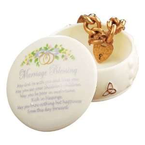  Belleek 3 Inch Marriage Blessing Box