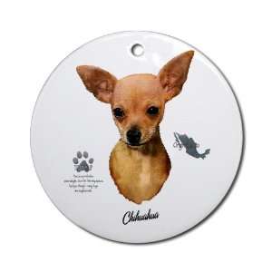  Ornament (Round) Chihuahua from Toy Group and Mexico 