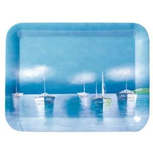  October Hill Tray, Amalfi, 15 3/4 by 12 Inch Kitchen 