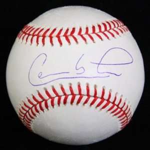  Signed Carlos Lee Ball   Oml Jsa   Autographed Baseballs 