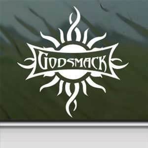  Godsmack White Sticker Window Vinyl Laptop White Decal 