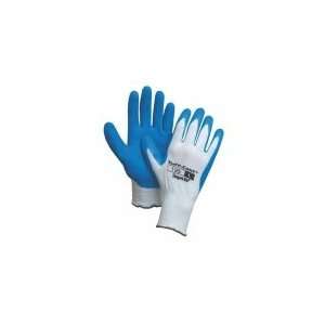  HONEYWELL 125 XL Glove,Natural Rubber,Blue/White,XL,Pr 
