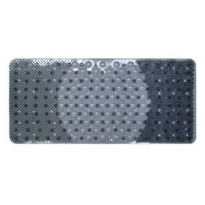  Ginsey Home Solutions Triple Touch Vinyl Bath Mat, Nickel 