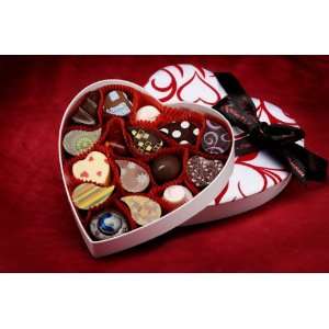 Valentines Day Grand Heart Truffle Box  Grocery & Gourmet 