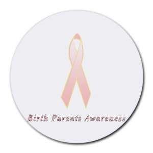  Birth Parents Awareness Ribbon Round Mouse Pad Office 