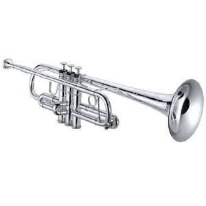  Jupiter 1624S Professional XO C Trumpet Silver Musical 