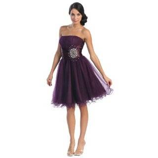  Strapless Cocktail Party Junior Prom Dress #2651 Clothing