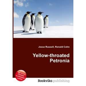  Yellow throated Petronia Ronald Cohn Jesse Russell Books