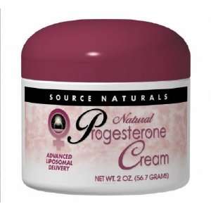 Progesterone Cream jars 2 oz   Source Naturals