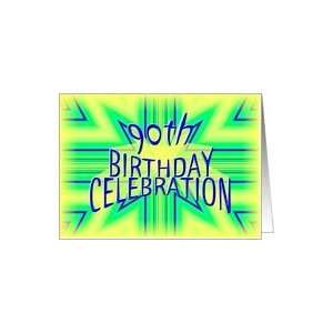    90th Birthday Party Invitation Bright Star Card Toys & Games