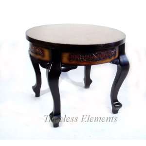  Wood Round Coffee End Side Deco Food Table Furniture