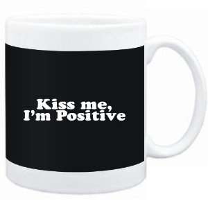  Mug Black  Kiss me, Im positive  Adjetives