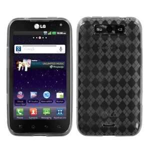 Smoke Argyle Pane Candy Skin Cover For LG MS840(Connect 4G 
