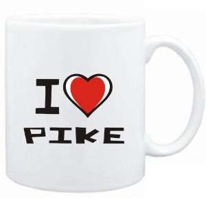  Mug White I love Pike  Last Names