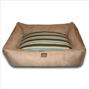  Lounge Dog Bed in Camel / Cabana Size Large (44 x 34 
